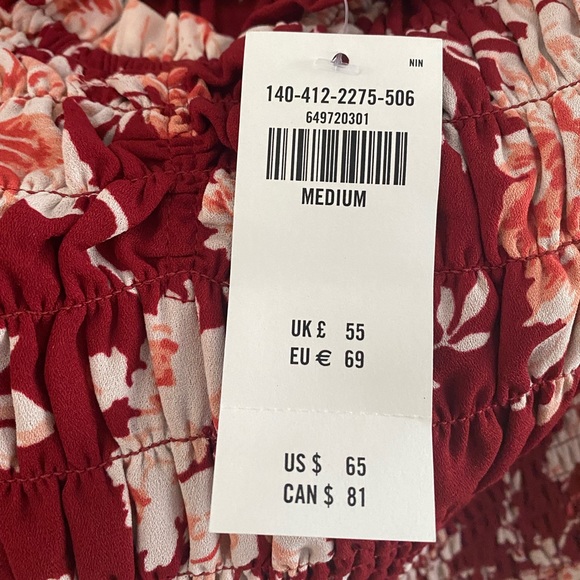 Abercrombie and Fitch Off the Shoulder Floral Top - Picture 5 of 5